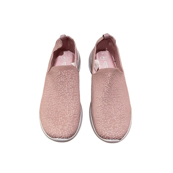 Athletic Works Slip On Comfort Fit Shoes Soft Pink Size 8.5 - Picture 4 of 9